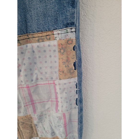 BDG Urban Outfitters Women's Patchwork Jeans Relaxed Straight Leg Denim 26 #P - Picture 2 of 8